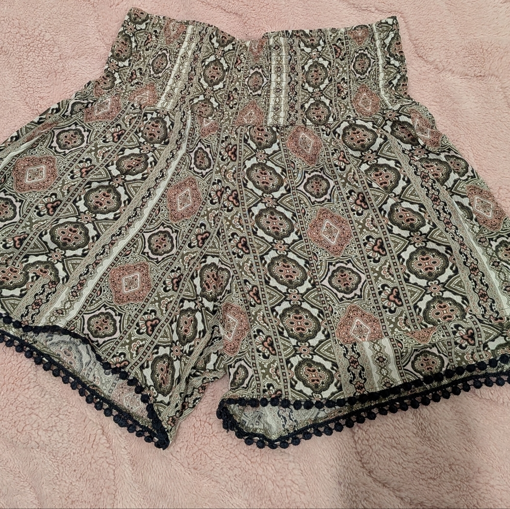 Bohemian Patterned Women's Shorts - XS